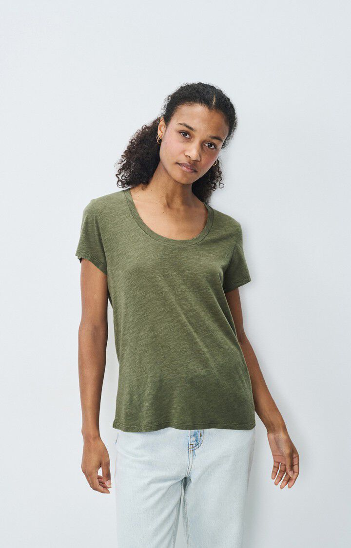 WOMEN'S T-SHIRT JACKSONVILLE, KHAKI GREEN