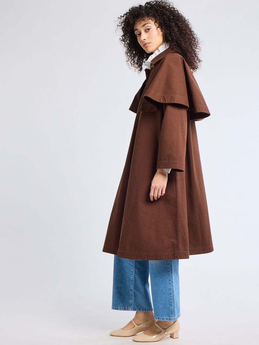 Alina Coat, Chocolate