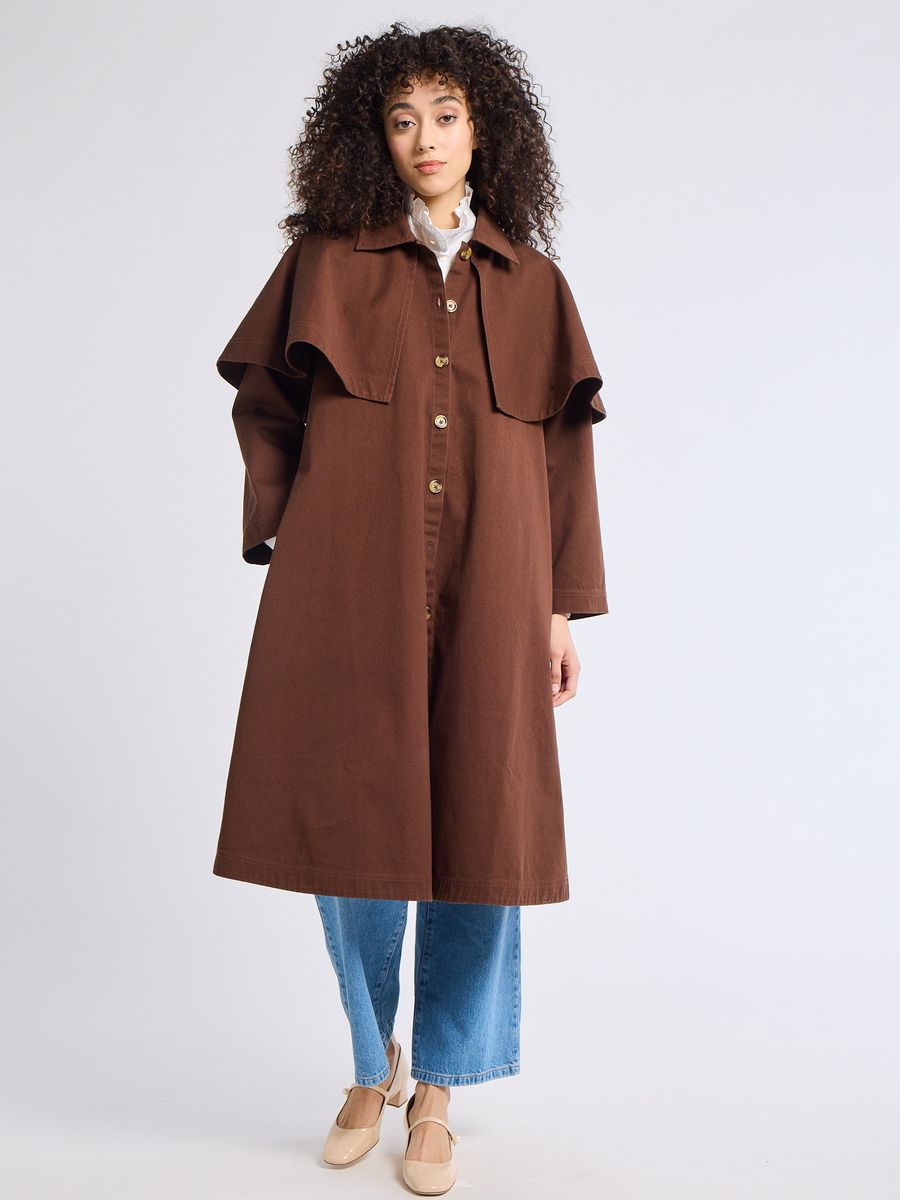 Alina Coat, Chocolate