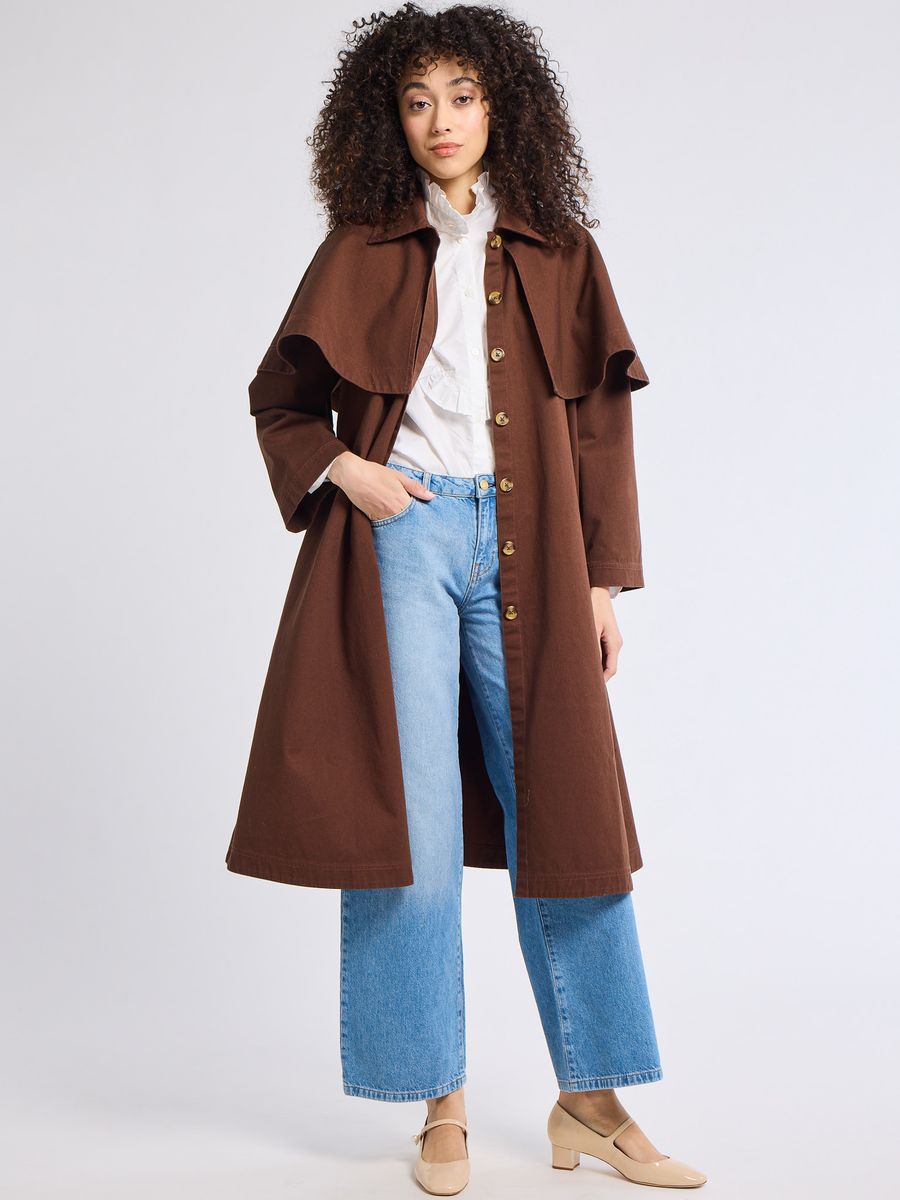 Alina Coat, Chocolate