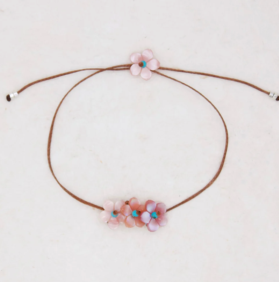 Pink Garland Bracelet