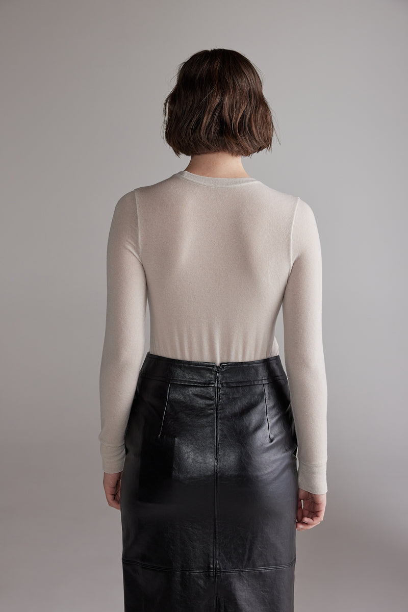 Wool Blend Knit Top
