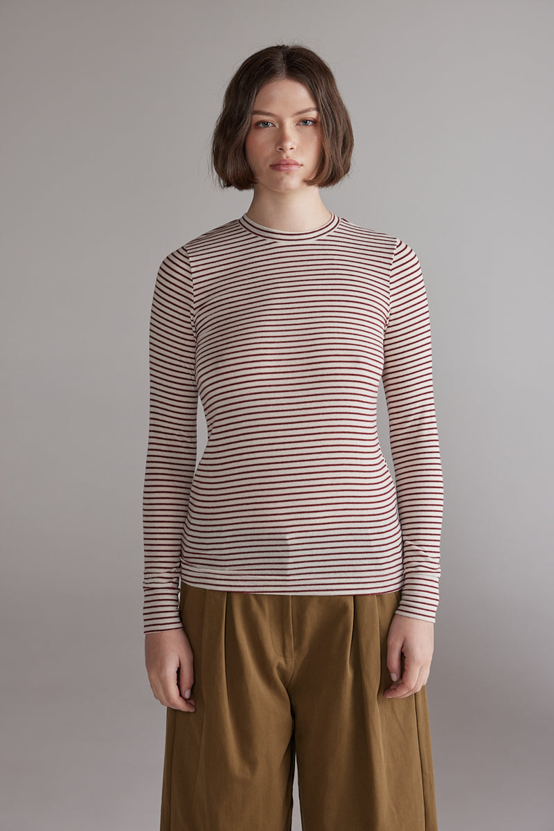 Wool Blend Knit Top