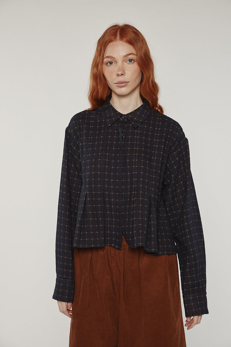 Pleated Blouse