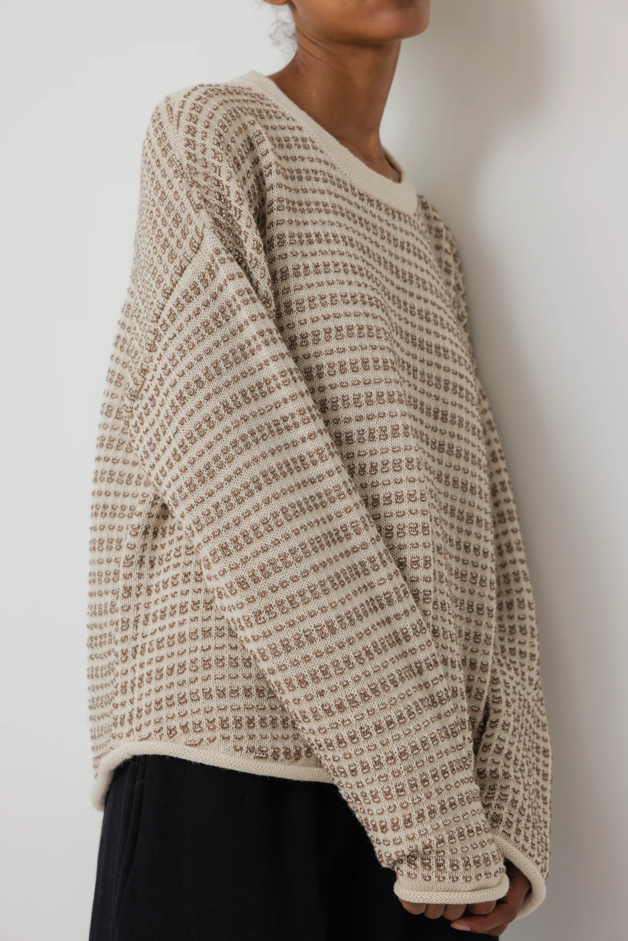 Striped Thermal Sweater