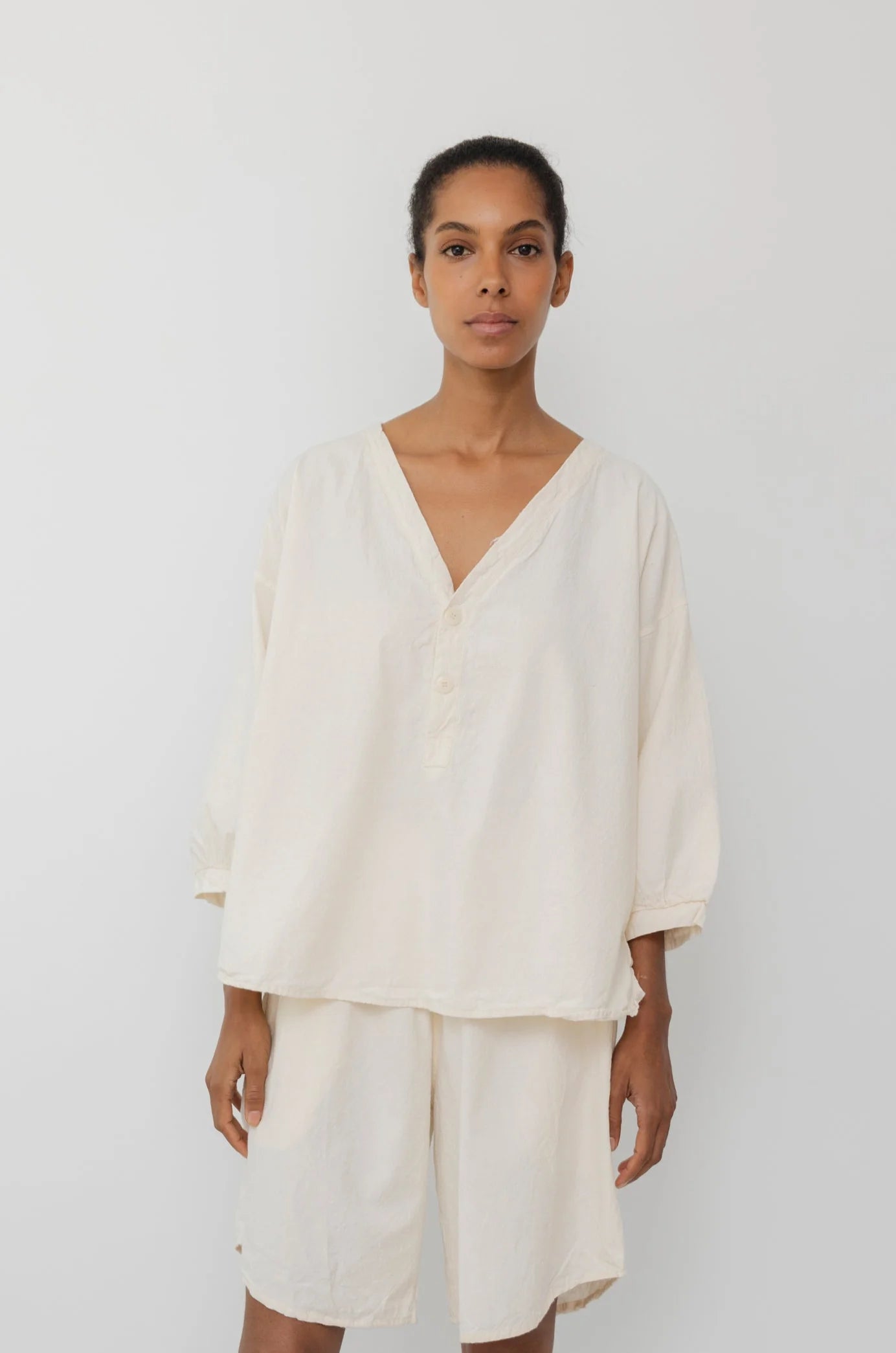 Woven Popover : Natural