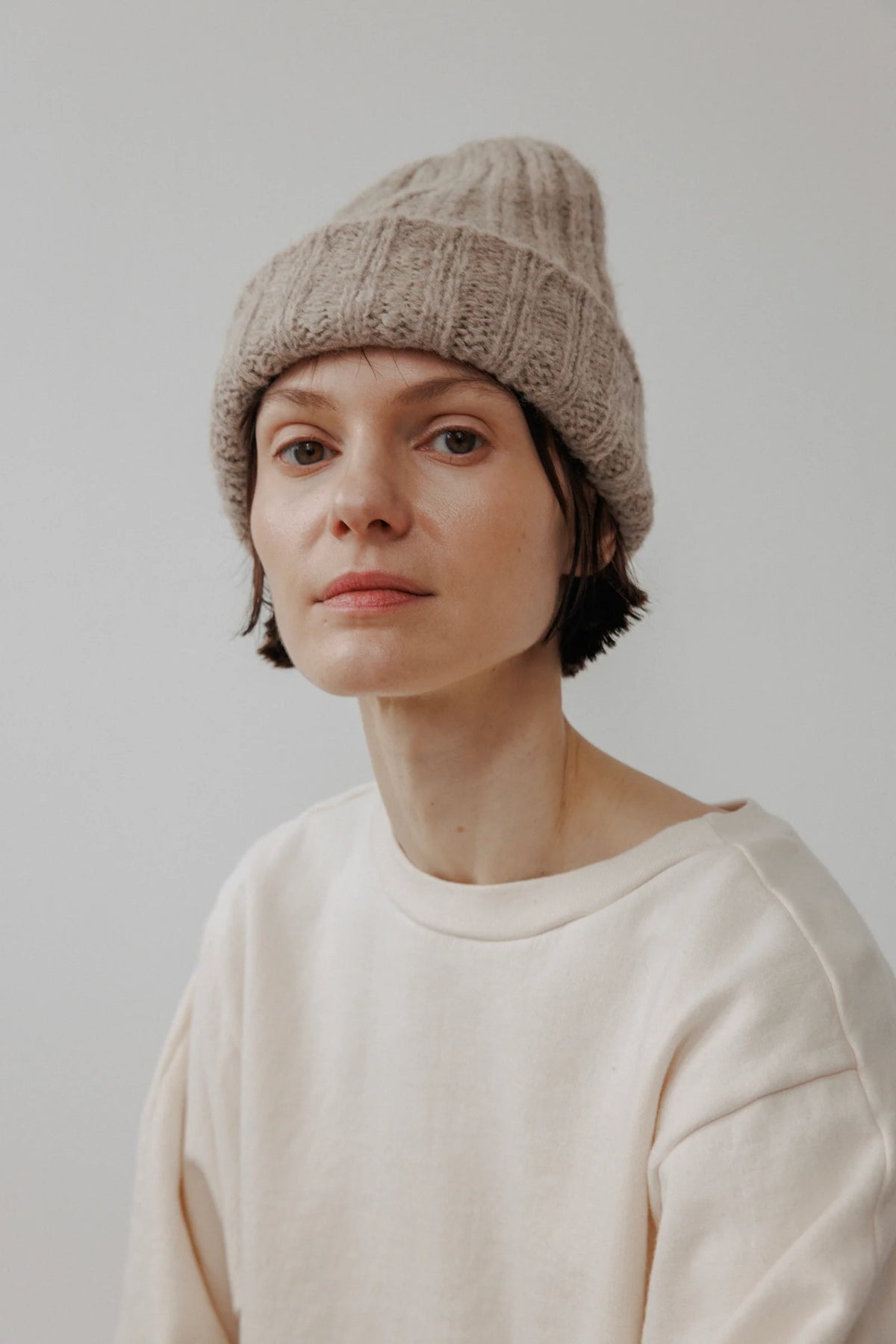 Alpaca Rib Hat
