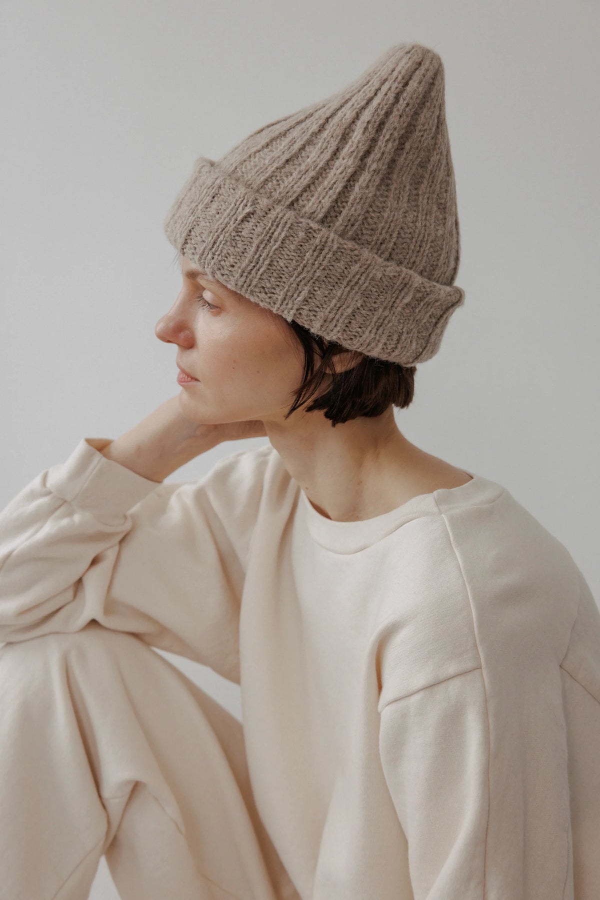 Alpaca Rib Hat