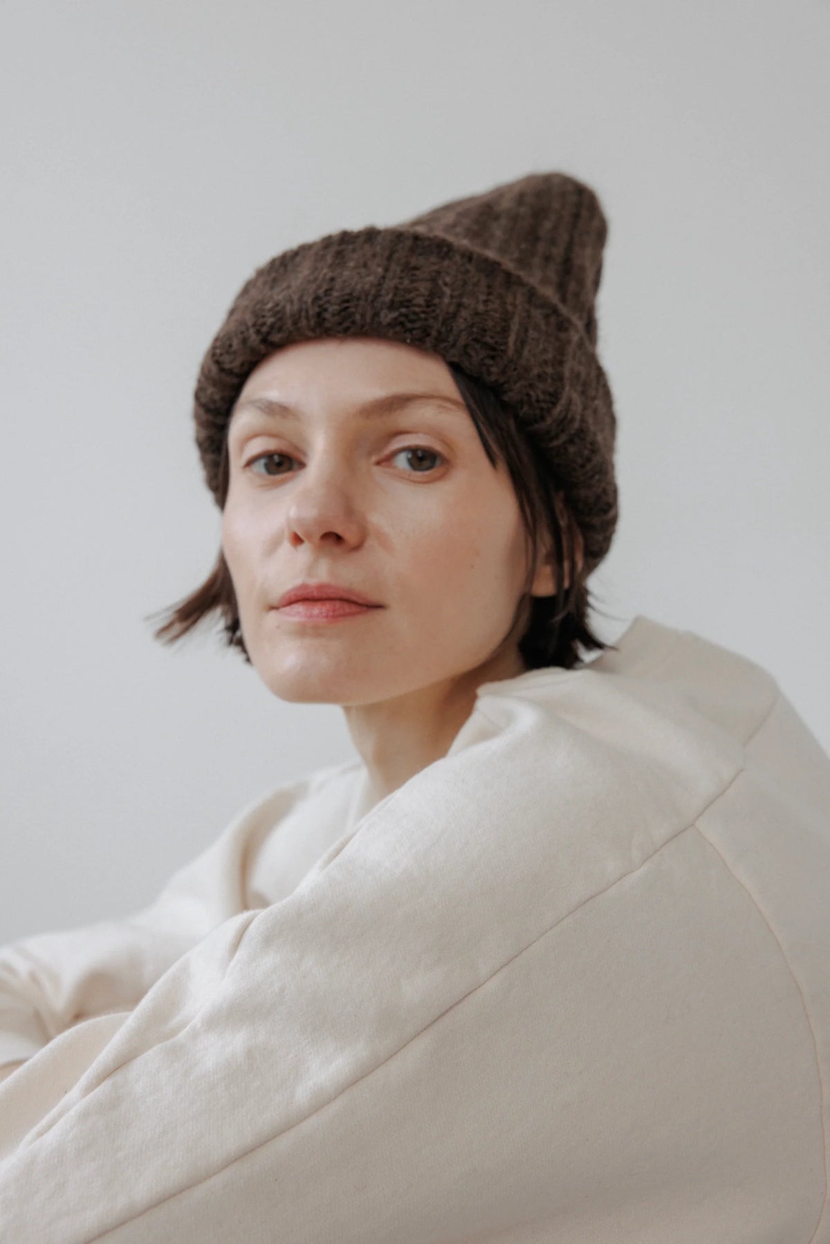 Alpaca Rib Hat