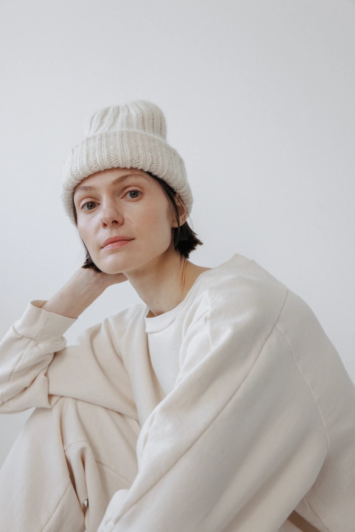 Alpaca Rib Hat