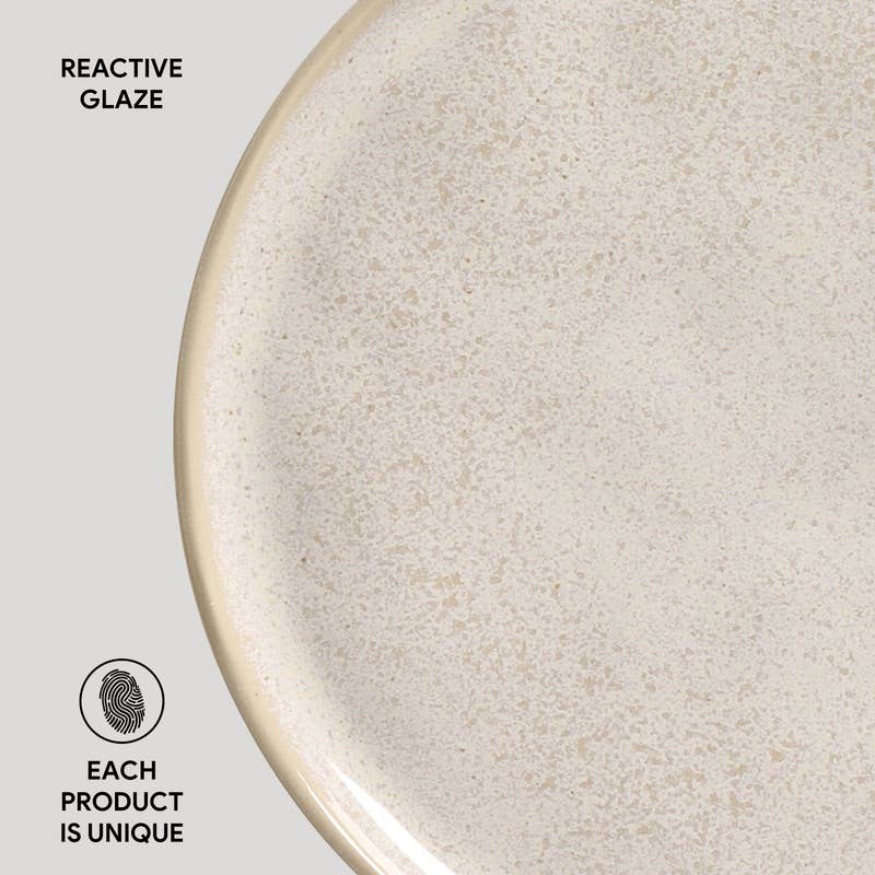 Dessert Plate 8.46” Ceramic Home Decor, Latte