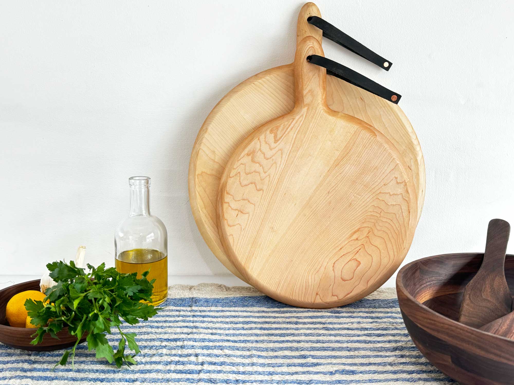 Circle Cutting Boards- USA Hardwoods + Made in USA