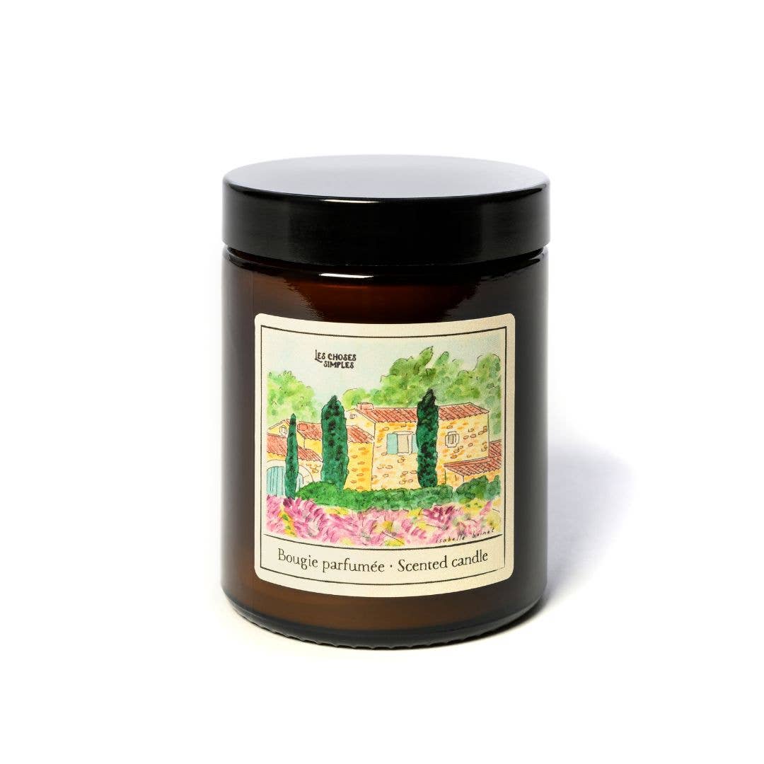 Medium Scented Soy-Wax Candle "Lavender Fields"