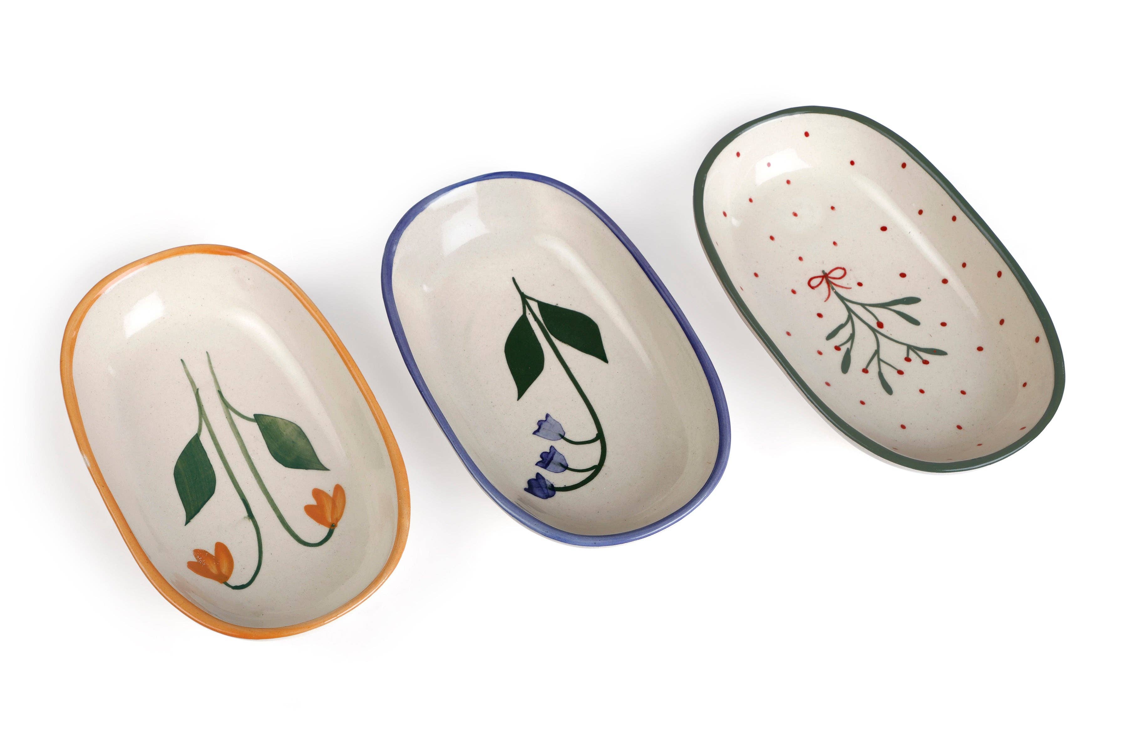 Handmade Ceramic Serving Bowl - Amber