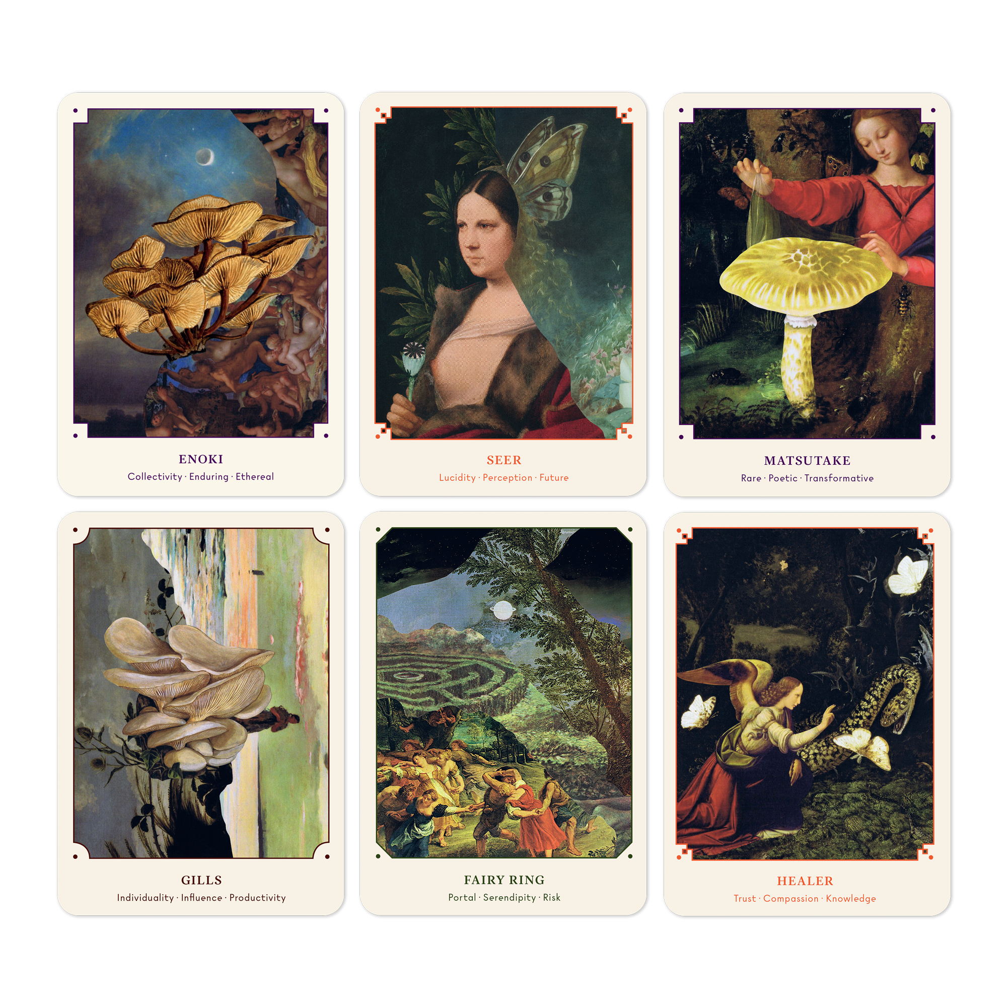 The Mushroom Oracle: 44 Card Deck and Guidebook