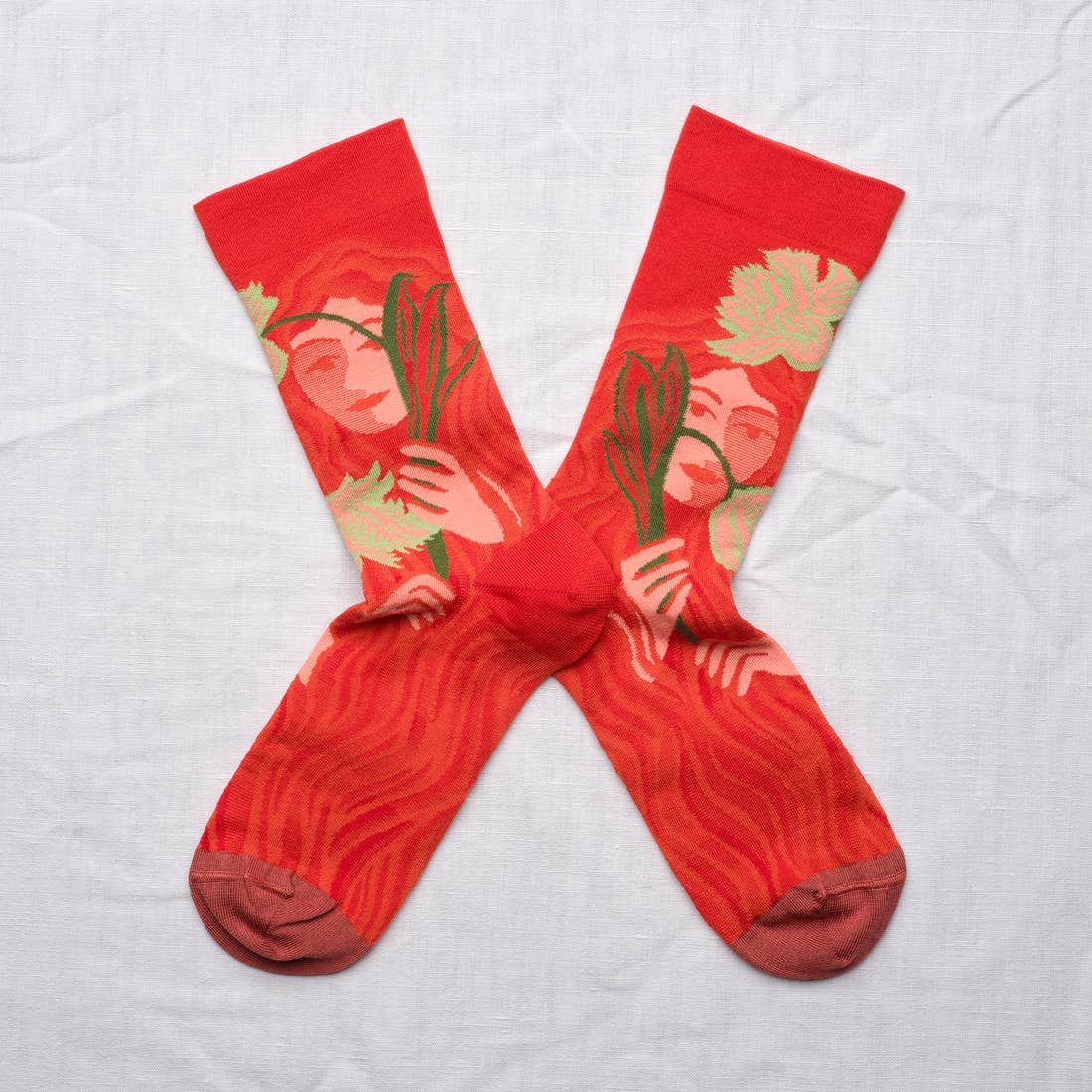 Red Faces Sock