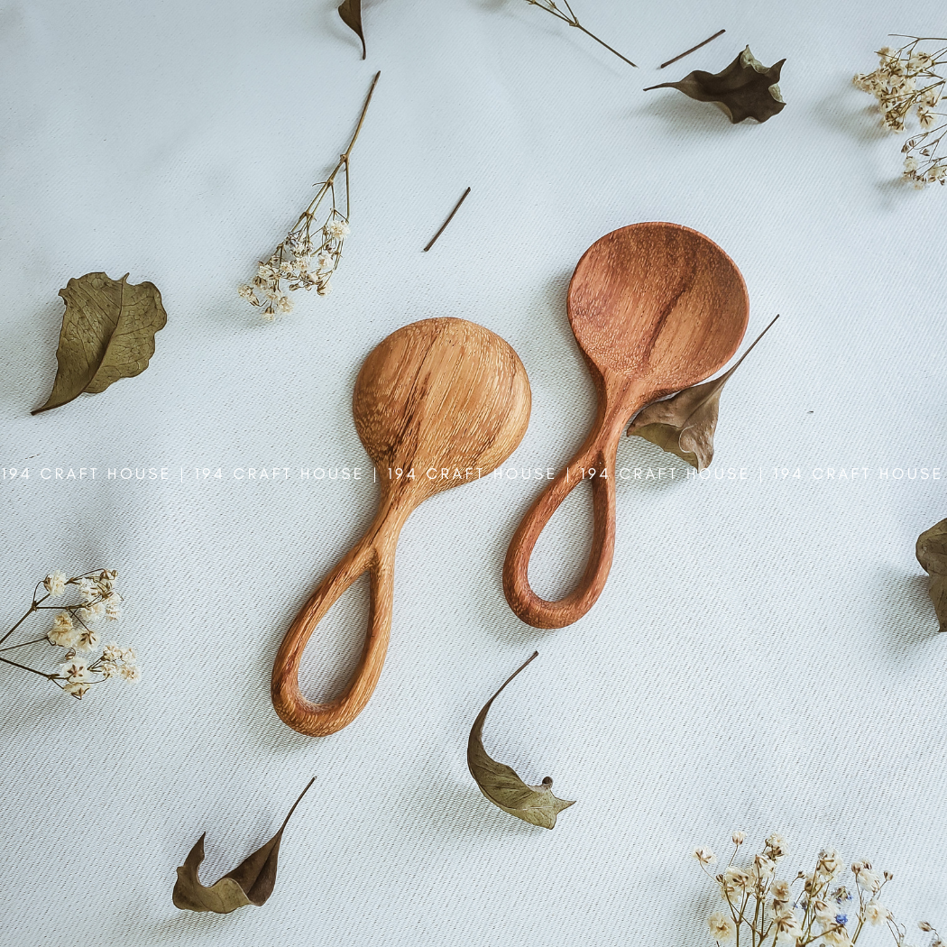 Handcarved Wooden Coffee Spoon