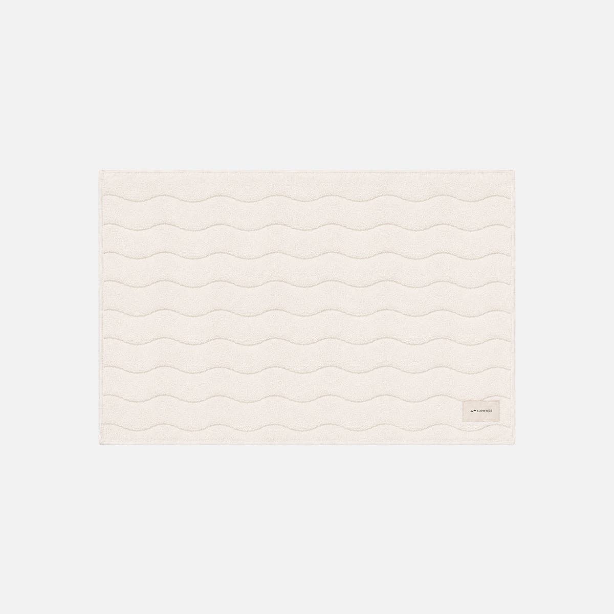 Slowtide Sculpted Bath Mat - Cream