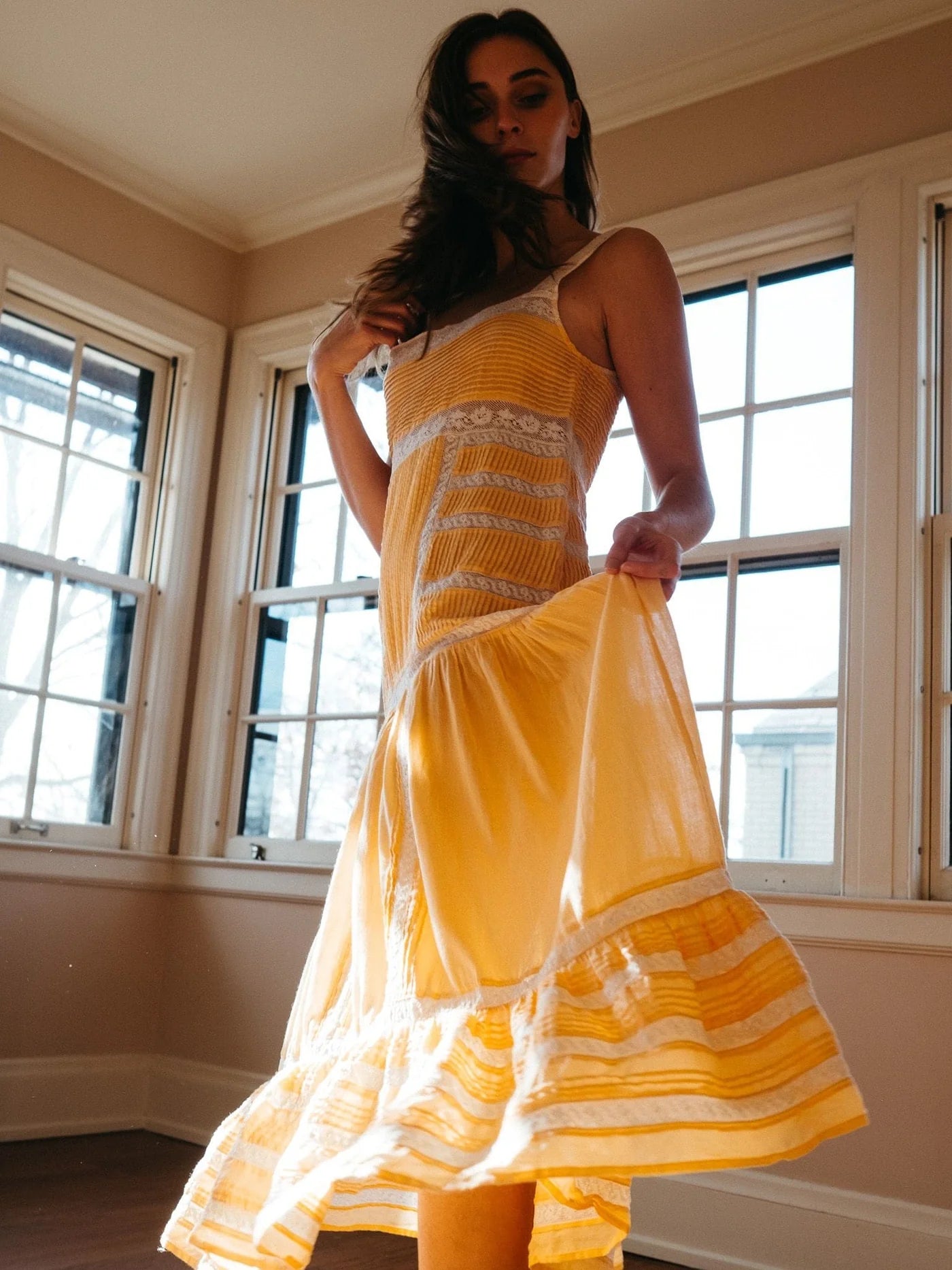 Hana Dress | Apricot